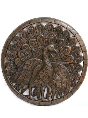 Hobilinka Ahşap Duvara Asmalı El Oyması Pano