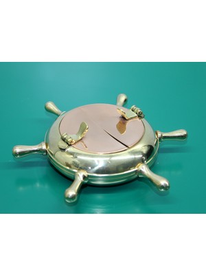 Hobilinka Pirinç Dümenli Kapaklı Küllük