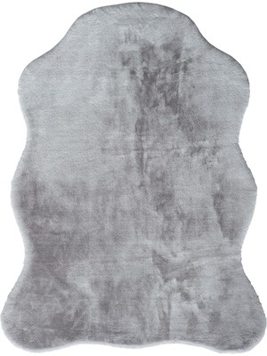 Karmen Halı Post Touch TH001G Antrasit Halı Post Peluş Kürk Halı