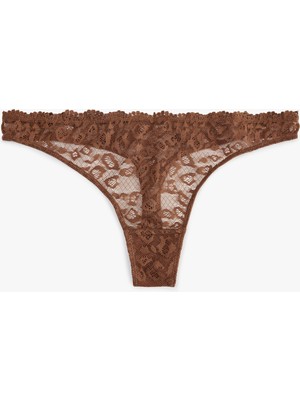 Koton Rahat Kalıp Dantelli String Külot