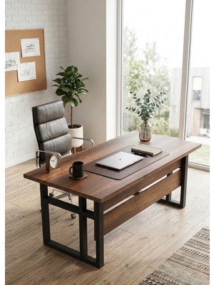 Robin Home Vivaldi A Ofis Çalışma Masası Metal Ayaklı Barok