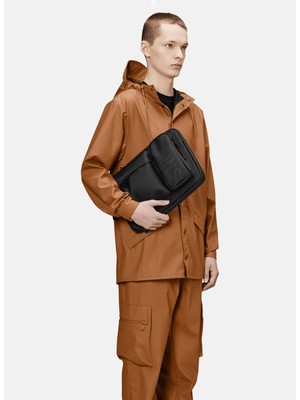 Rains Siyah Erkek Laptop Çantası Texel Laptop Case 13/14 W1