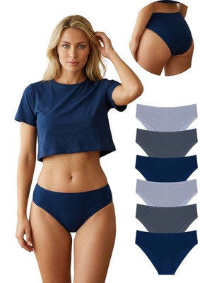 New Lilla 10006 Yüksek Bel Bato 6\'lı  Külot Paketi