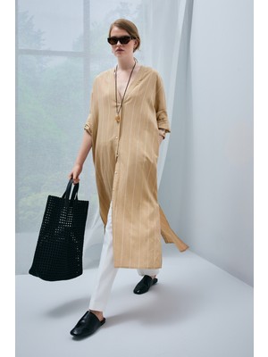 Lufian Isabel Kadın Elbise Deve Tüyü