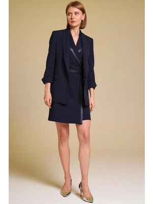 Journey Ceket-Şal Yaka, Duble Kol Üstü Yırtmaç Detaylı, Düğmeli