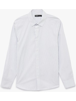 Koton Pamuklu Klasik Yaka Regular Fit Uzun Kollu Gömlek