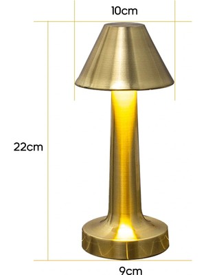 Hobilinka Mantar Lamba Dekoratif Masa Lambası USB Şarj Edilebilir Dokunma Kontrolü Göz Bakımı Sanatsal K