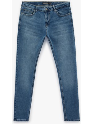 Koton Normal Bel Dar Paça Pamuklu Skinny Fit Jean Pantolon - Michael Jean
