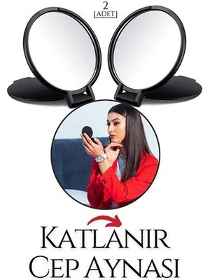 Hobilinka Turk Katlanabilir Mini Çanta Aynası 2 Li Set