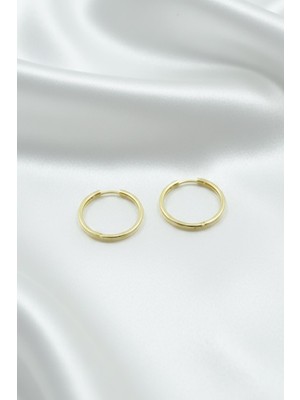 By Barun Halka Küpe Gümüş 925 Ayar Kadın