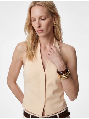 Koton Kolsuz Halter Yaka Bluz