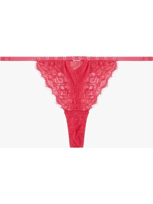 Koton Kalpli Metal Aksesuarlı Dantelli String Külot