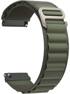 Gpack Fossil Sport Watch 43MM Kordon Kayış Alpine Nylon Kumaş 22/alp Yeşil