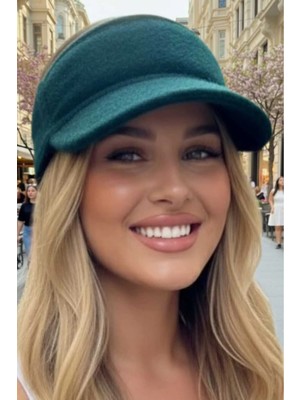 Tezzgelsin Kadın Tüylü Soft Vizör Şapka