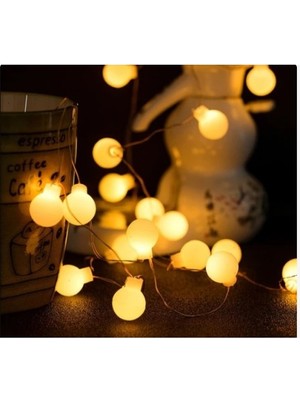 Hobilinka Beyaz Top LED Gün Işığı Pilli 2 Kademeli