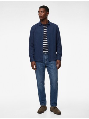 Koton Normal Bel Cepli Pamuklu Tapered Jean Pantolon - Joe Jean