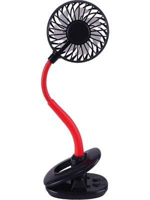 Hobilinka Portatif Işıklı Mini Klipsli Fan