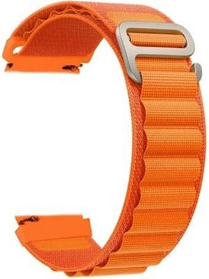Gpack Zeblaze Ares 3 Pro 22MM Kordon Kayış Alpine Nylon Kumaş 22/alp Turuncu