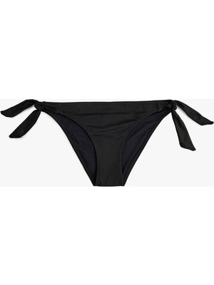 Koton Yanları Fiyonklu Bağlamalı Parlak Bikini Altı