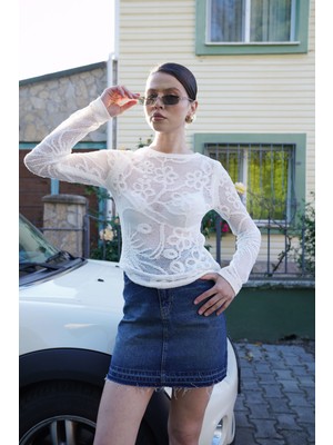 Lacivert Orj Marka Jean Etek