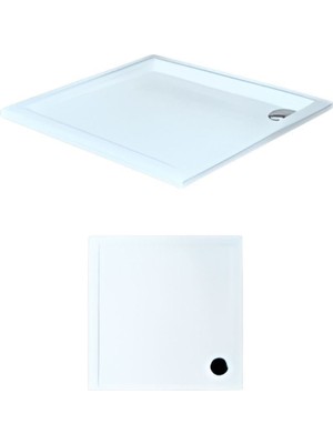 100 x 100 Kare Flat Duş Teknesi H:5 cm