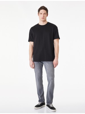 Koton Normal Bel Cepli Slim Fit Jean Pantolon - Brad Jean