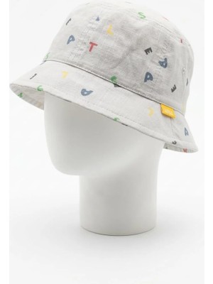 Benitto Kids Kitti 0-18 Ay Harf Detaylı Erkek Bebek Fötr Şapka