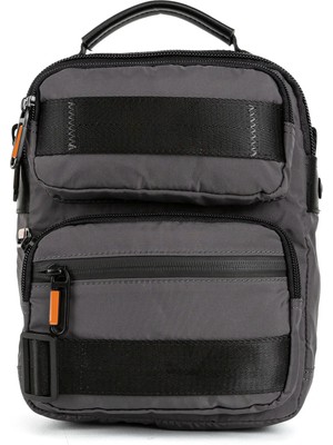 Necati Çanta Çapraz Askılı Postacı El Ve Omuz Çantası Gri