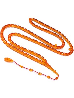 Tesbihkenti Özel Seri 99'luk Ateş Kehribar Tesbih