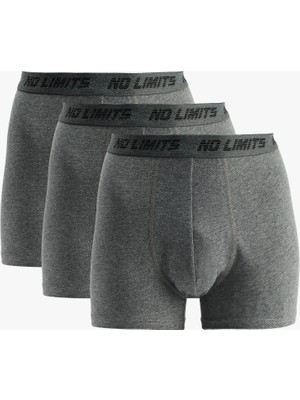 Koton Baskılı Bel Detaylı Pamuklu Basic 3'lü Boxer Seti