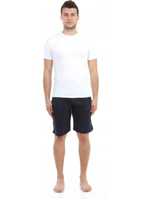 Hobilinka Erkek Cepli Pamuk Şort Lacivert