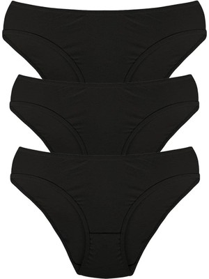 Hobilinka Kadın 3'lü Külot Siyah