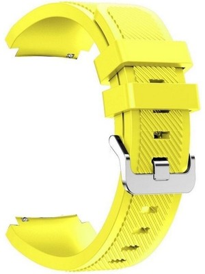 Gpack Zeblaze Ares 3 Pro 22MM Kordon Kayış Çizgili Silikon 22/czg Sarı
