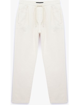 Koton Regular Fit Pamuklu Cepli Beli Bağcıklı Pantolon