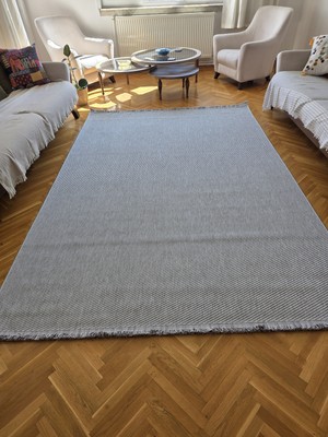 Anutya Home Lara 04 Gri Sisal Iskandinav Extra Yumuşak Özel Kesim Kolay Temizlenen Salon Koridor Halısı