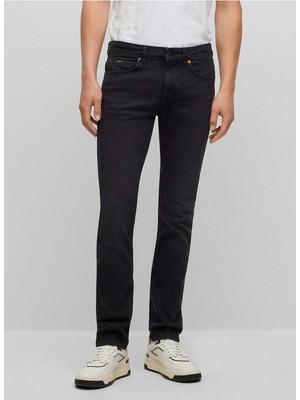 Boss Normal Bel Normal Paça Slim Fit Siyah Erkek Denim Pantolon Delaware BC-L-P_50471010
