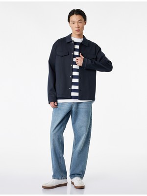 Koton Pamuklu Bol Normal Bel Baggy Jean Pantolon