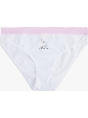 Koton Pamuklu Rahat Kalıp Baskılı Brief Külot