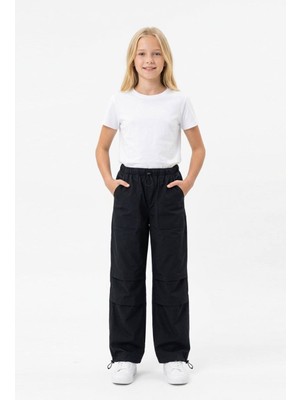 Isobel Isob Unisex Çocuk Kargo Cepli Paraşüt Kumaş Pantolon 8-15 Yaş 7002