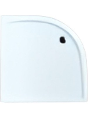 80 x 80 Oval Flat Duş Teknesi H:5 cm