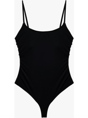 Koton U Yaka Ince Askılı Mayo