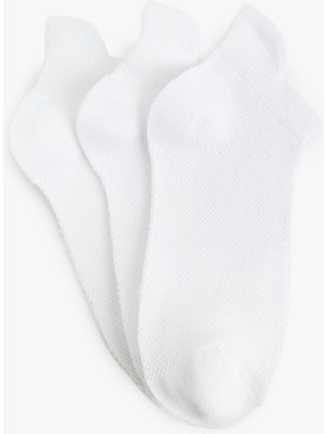Koton Pamuklu 3'lü Patik Çorap Seti