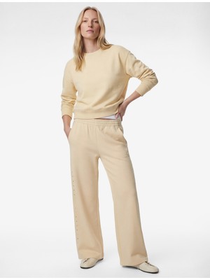 Koton Pamuklu Uzun Kollu Bisiklet Yaka Triko Oversize Kazak