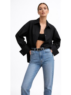 Siyah Günlük Gömlek