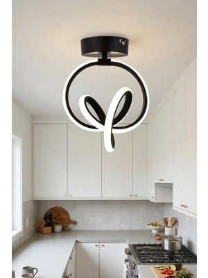 TERRA lighting Lana Model Modern Plafonyer,3 Renk Yanabilen Power LED Avize, Salon Oda Mutfak Hol Avize