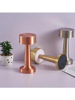 Evinizin Vitrini Dokunmatik Masa ve Gece Lambası Dekoratif Şarjlı Retro Abajur LED Oda Dimmerli Aydınlama Işığı