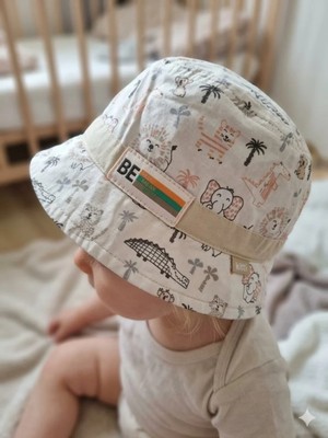 Benitto Kids Kitti 0-18 Ay Safari Desenli Erkek Bebek Fötr Şapka