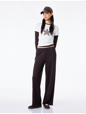 Koton Taş Detaylı Interlok Eşofman Altı