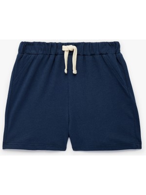 Koton Beli Bağcıklı Regular Fit Pamuklu Şort