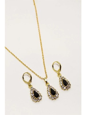 twingold Özel Tasarımlı Kolye Küpe Takım Seti